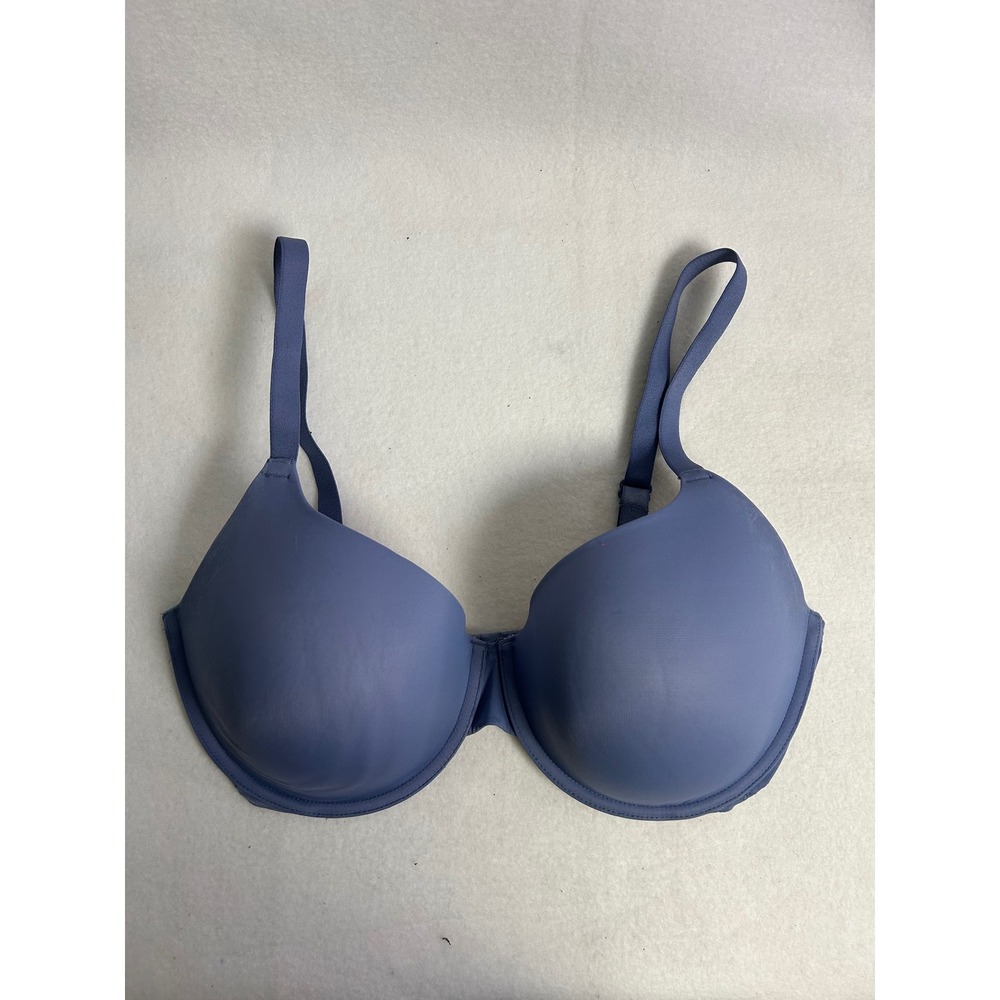 Minimalist Victoria's Secret PINK Womens 38DDD Blue Wear Everywhere T-Shirt Bra